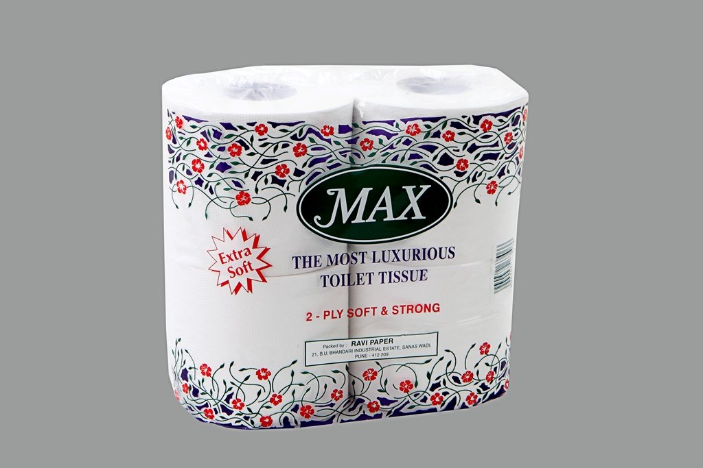MAX Toilet Tissue Paper 2 PLY (PACK OF 3)