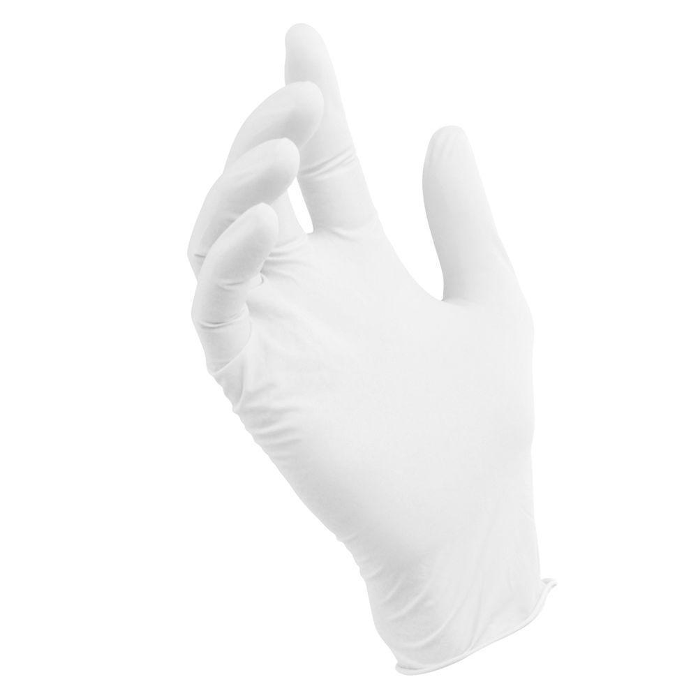 Industrial White Rubber Hand Gloves Thin Variety
