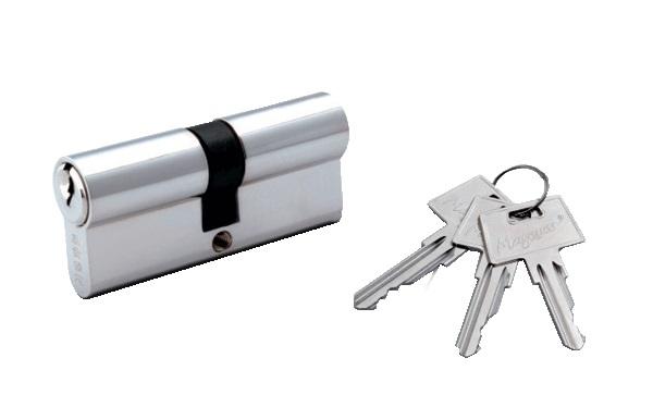 Both Side Key Cylinder,Polished Antique 5 Nickel Silver keys